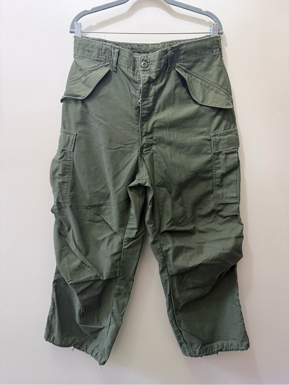 Vintage 70s M65 Cold Weather Pants OG-107 Military Army Baggy Cargo M Short